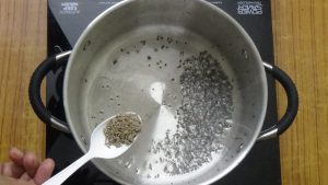 Cabbage kootu -cumin seeds