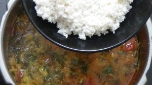 Biryani lamb -rice