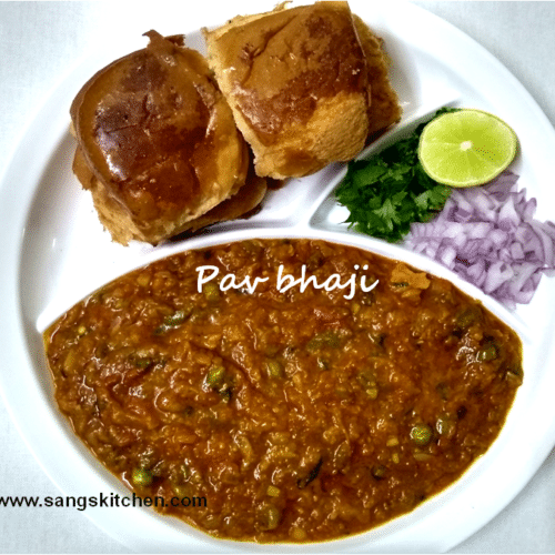 Pav bhaji recipe | How to make Pav bhaji - sangskitchen