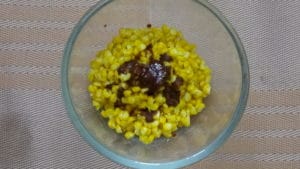 Corn salad -dressing