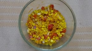 Corn salad -mix&serve
