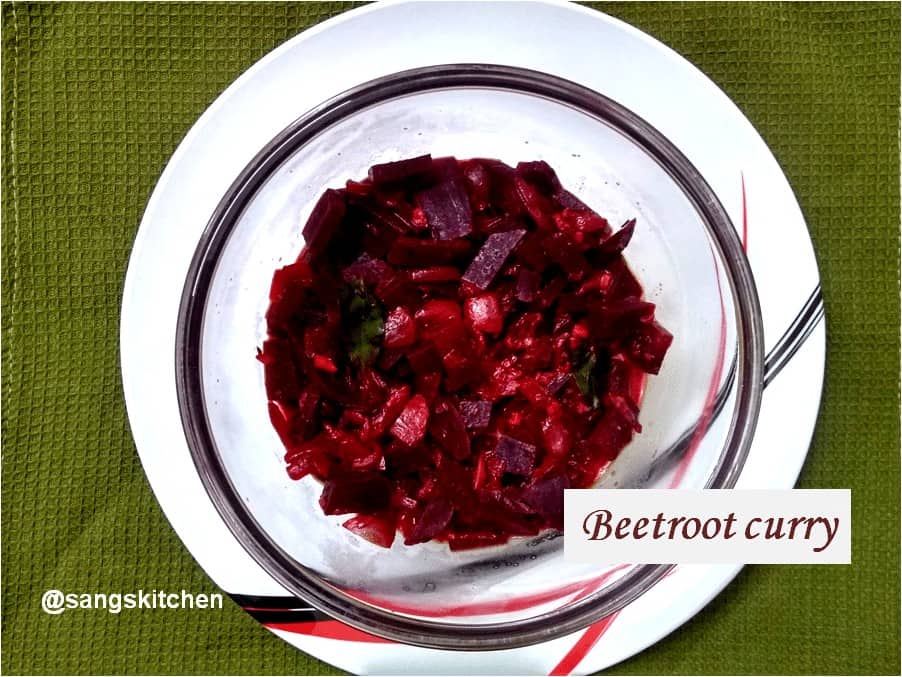 Beetroot curry