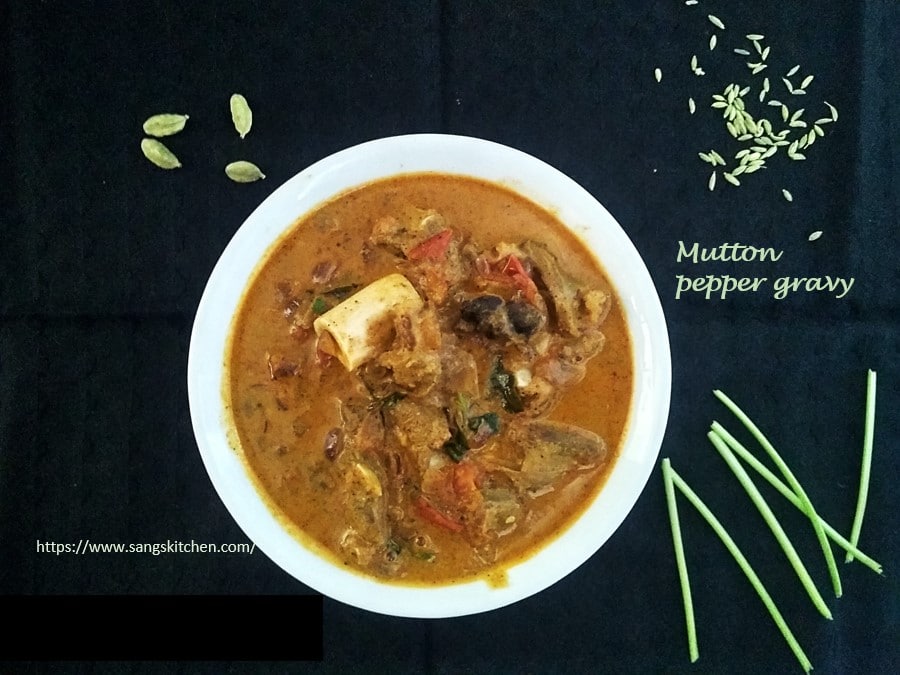 mutton pepper gravy