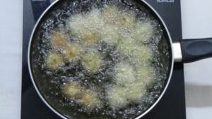 deep fry in medium high heated oil