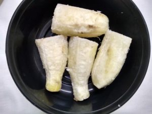Vazhakkai kola urundai -half boiled banana