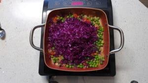Purple cabbage sabzi -cabbage