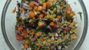 Sprouts salad -serve in a bowl