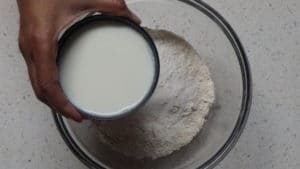 whole wheat bread-warm milk