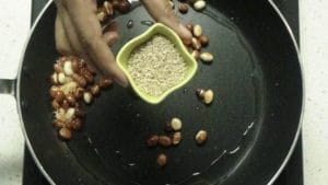 Mirchi ka salan -sesame seeds