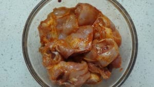 Andhra chicken fry -marination