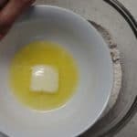 Sweet potato pancake -melted butter