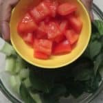 Avocado salad -tomato