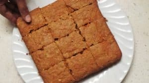 Carrot cake piece the cake