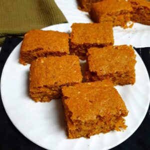 slices of carrot cake with no frosting