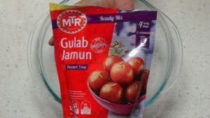 Gulab jamun cake -MTR mix