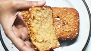 Gulab jamun cake -slice