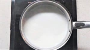 Kalakand - boil milk