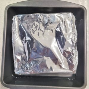 cover with foil