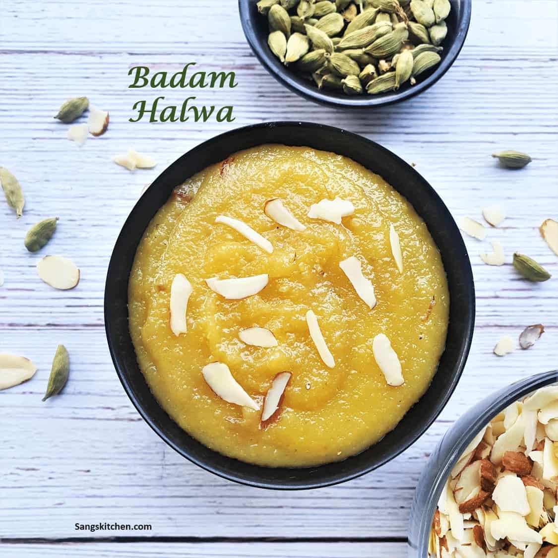 Badam halwa with Almond flour