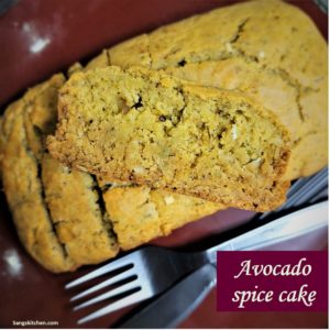 spicy avocado cake