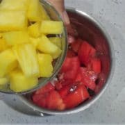 pineapple & tomato